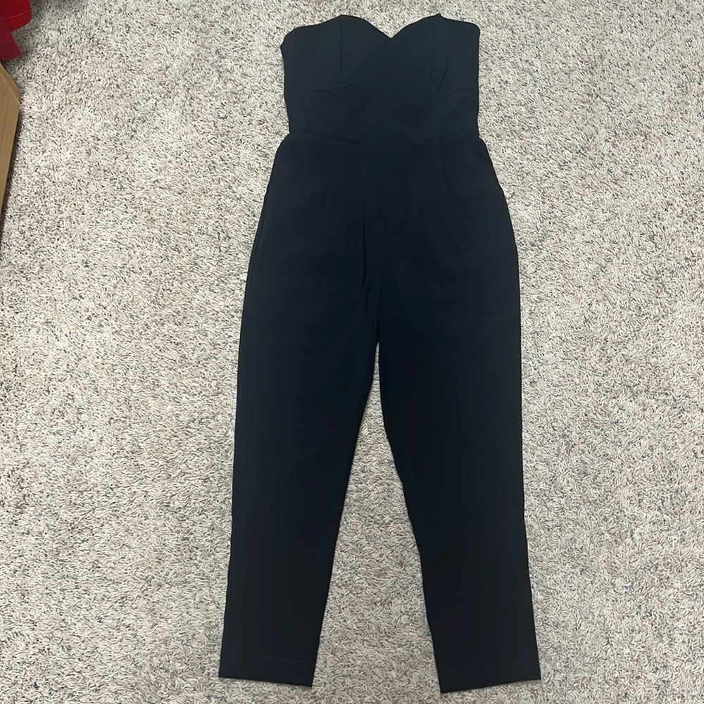 Adelyn Rae sweetheart strapless jumpsuit XS